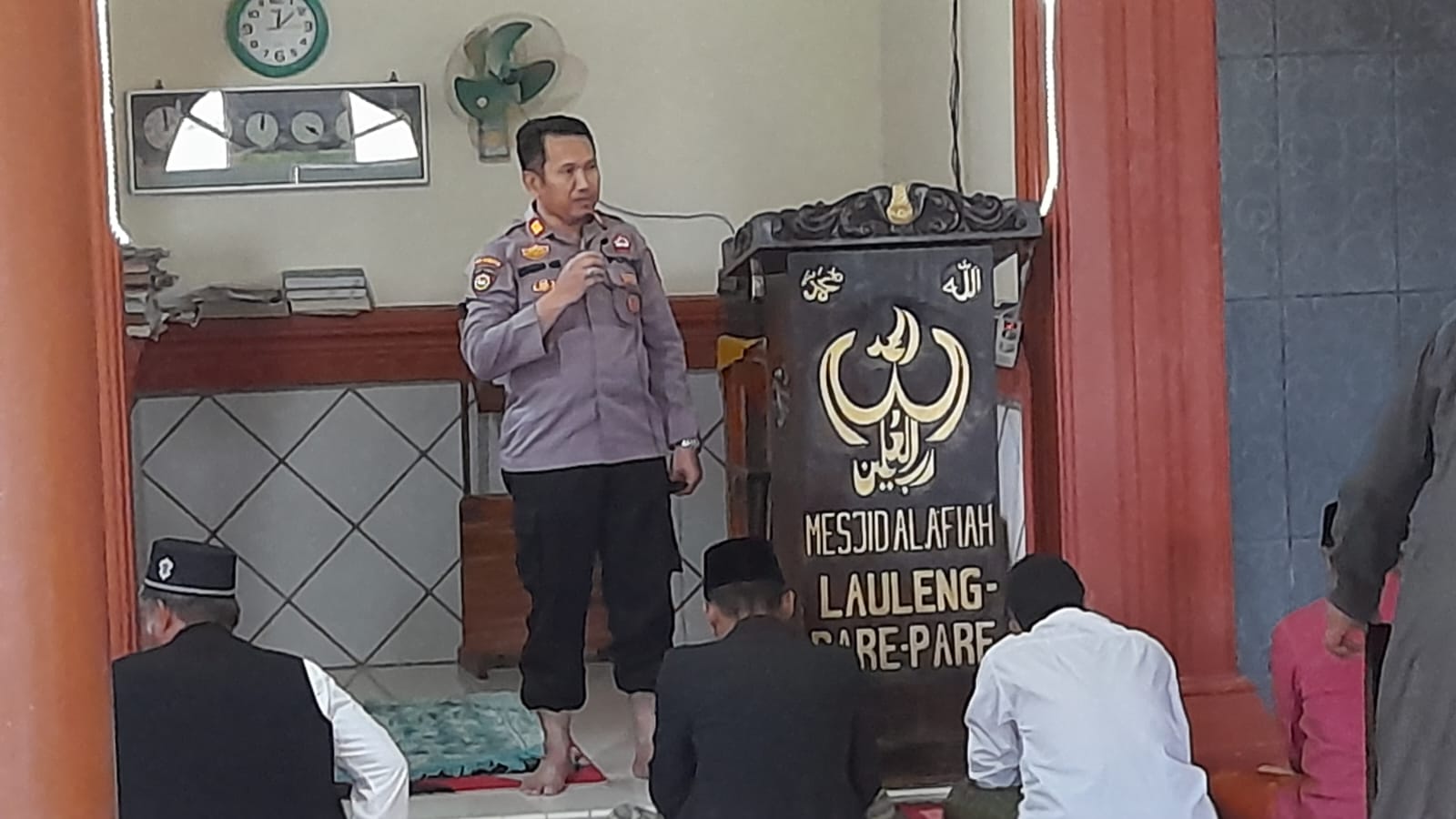 Safari Jumat Kapolsek Soreang, Jadi Sarana Sebarkan Pesan Kepolisian Kepada Jamaah Masjid