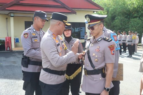 Kapolres Wajo Pimpin Pelantikan Jabatan Kasat Reskrim dan Sertijab Kapolsek