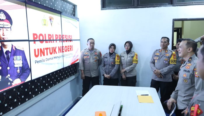 Disambut oleh Kapolres, Tim Itwasum Polri Kunjungi Posko Pengamanan Kantor KPU dan Bawaslu Kota Parepare