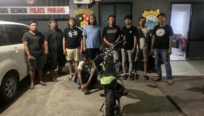 Tidak Butuh Waktu Lama, Pencuri HP dan Motor di Maniangpajo Diamankan Unit Resmob Satreskrim Polres Wajo di Binuang Polman