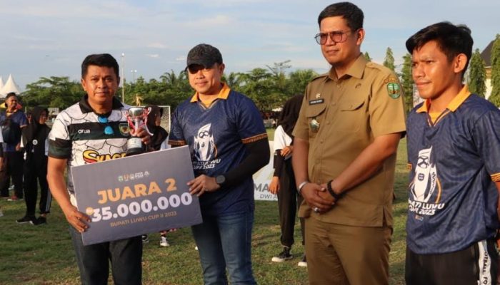 Kapolres Luwu Apresiasi Gelaran Turnamen Bupati Luwu Cup II Yang Berakhir Aman Dan Sukses