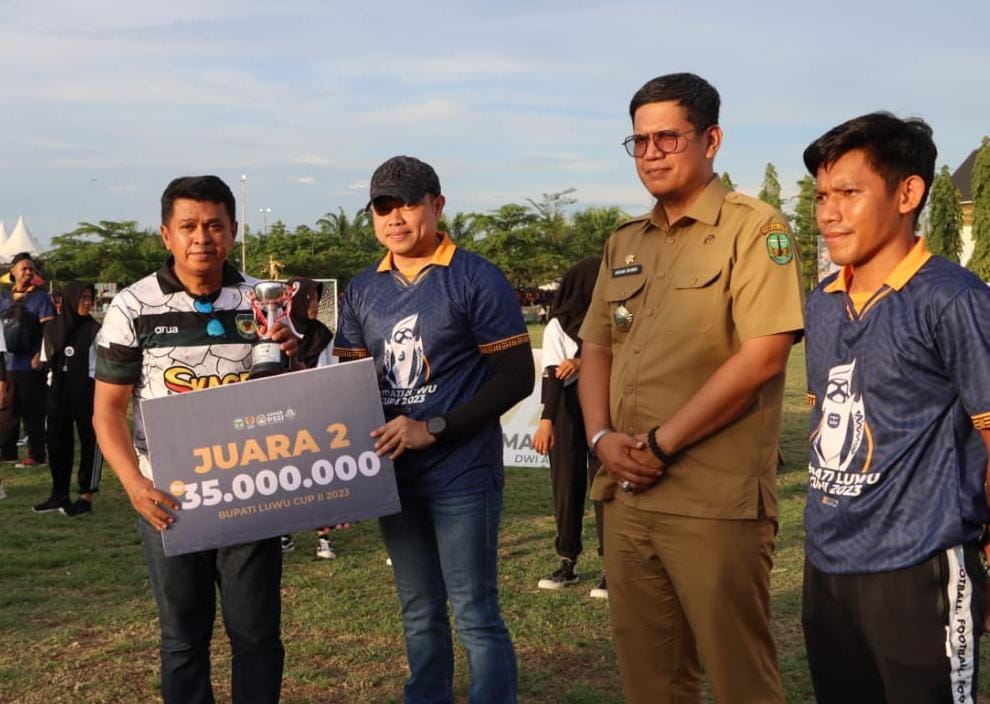 Kapolres Luwu Apresiasi Gelaran Turnamen Bupati Luwu Cup II Yang Berakhir Aman Dan Sukses