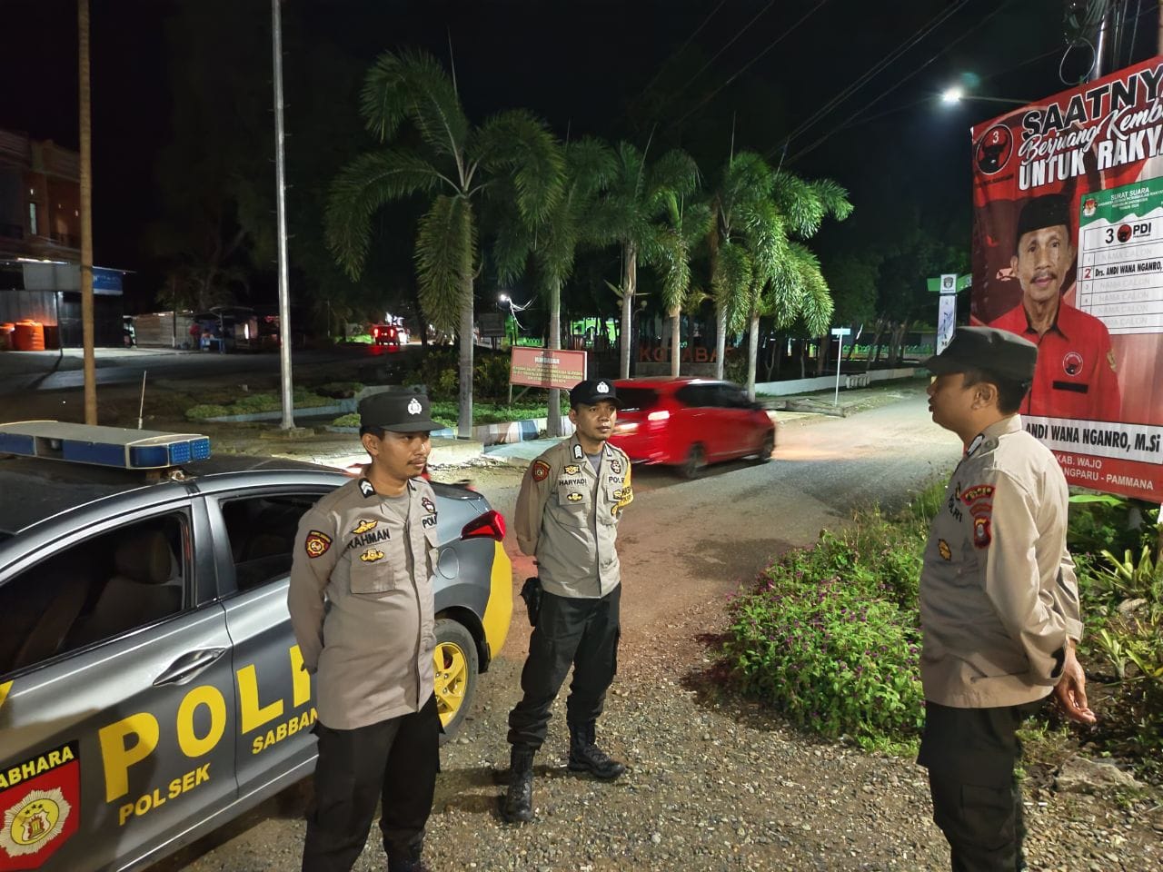 Personil Polsek Sabbangparu Laksanakan Patroli, Ini Sasarannya