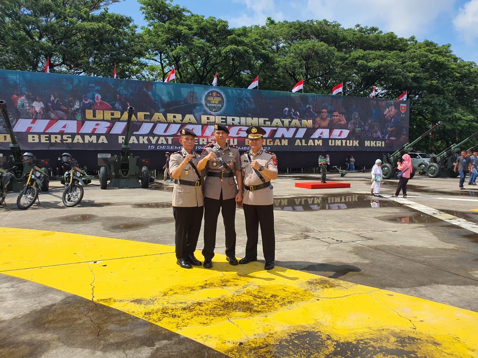 Wakili Kapolres, Wakapolres Palopo Hadiri Peringatan Hari Juang TNI-AD