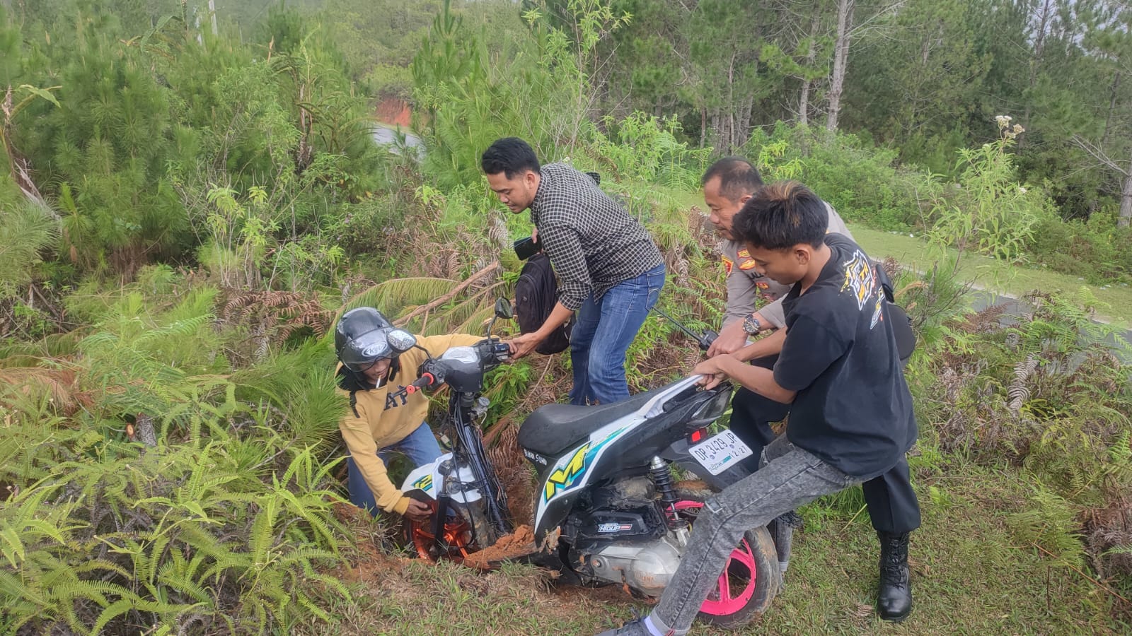 Polsek Saluputti Amankan Pelaku Aksi Frees Tyle di Ratte Balla Lembang Patongloan Kec. Bittuang Kab. Tana Toraja