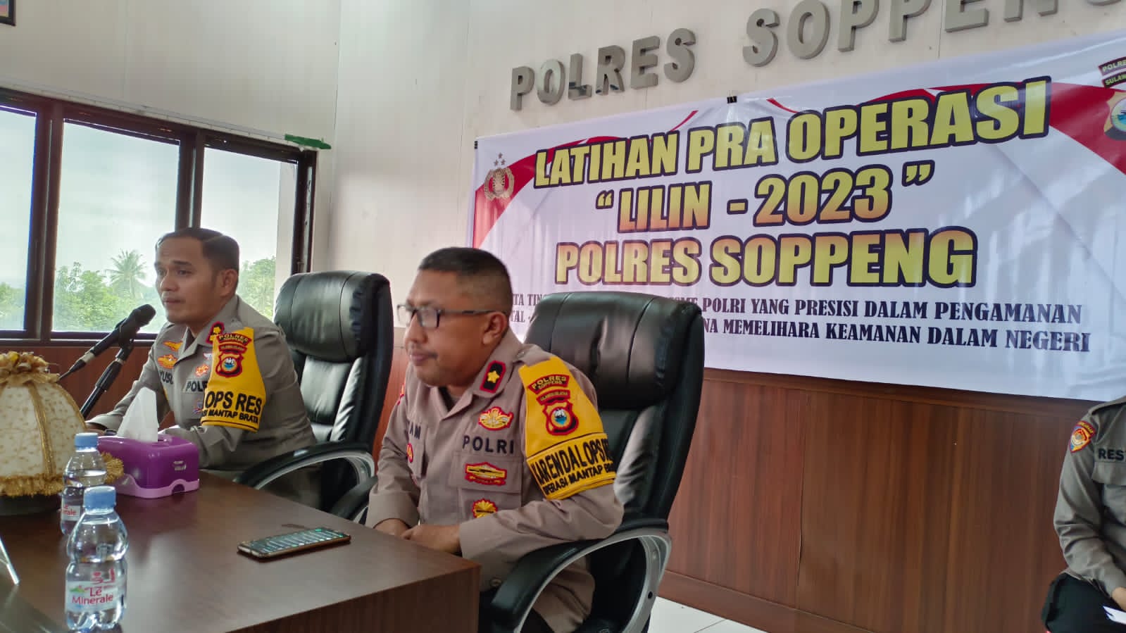 Kapolres Soppeng Pimpin Pelaksanaan Latpra Ops Lilin 2023