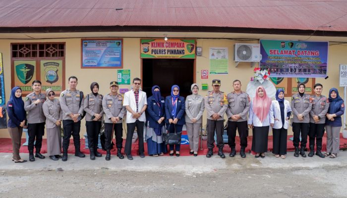 Tim Supervisi Dokkes Polda Sulsel Gelar Survei Akreditasi Klinik Cempaka Polres Pinrang