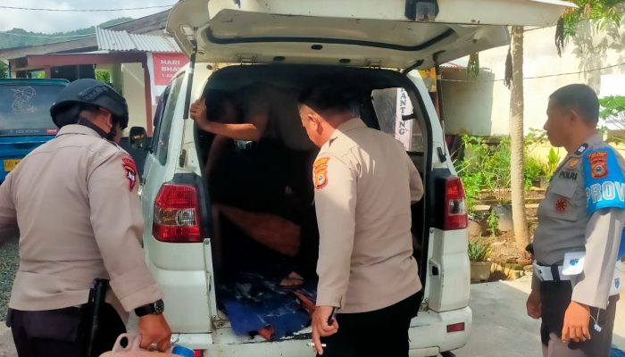 Polsek Telluwanua Polres Palopo Gelar Razia Miras Jelang Pelaksanaan Nataru