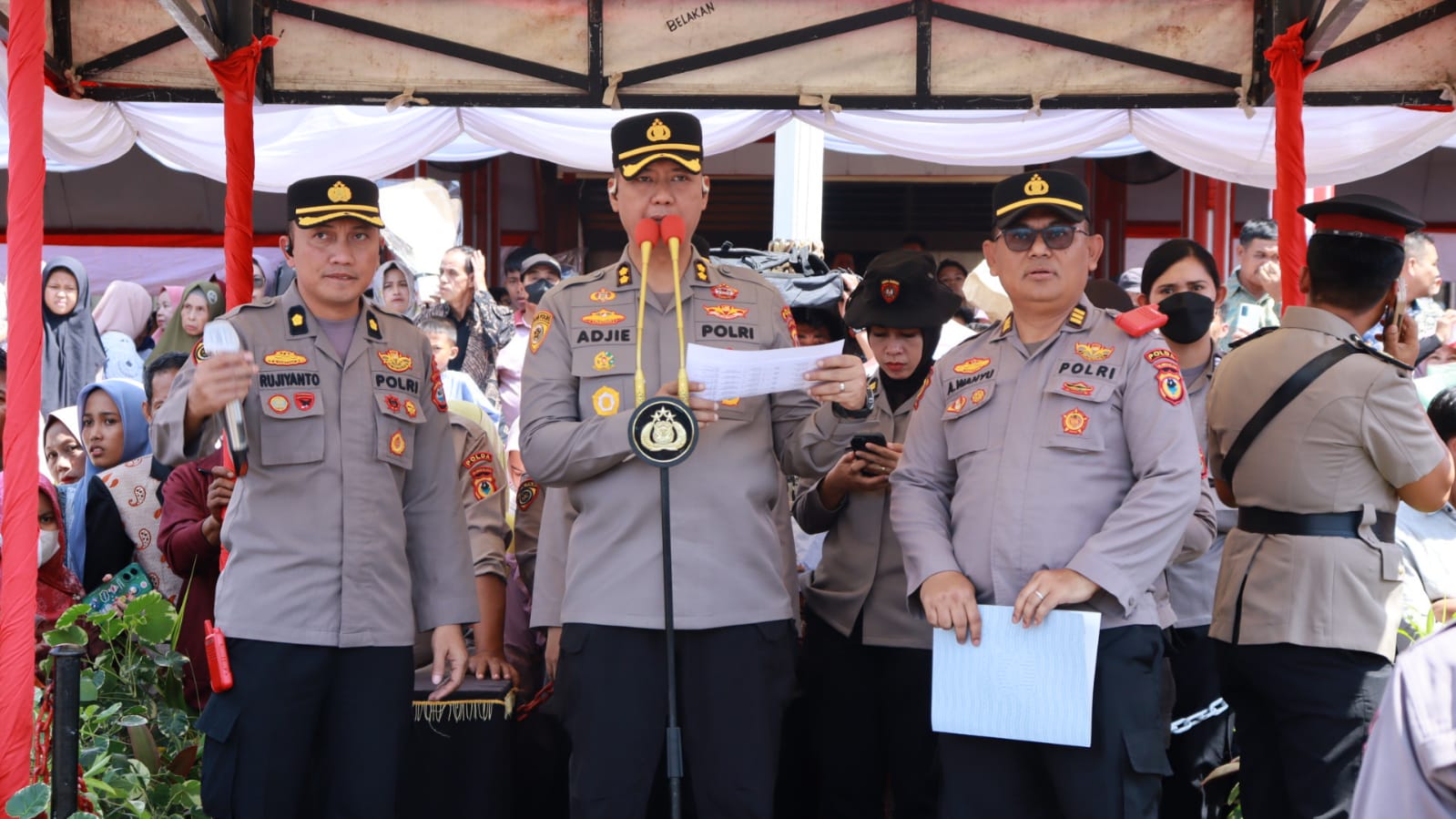 Kabagbinkar Biro SDM Polda Sulsel Beri Arahan Kepada 406 Lulusan Bintara Angkatan 50 SPN Polda Sulsel