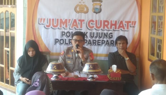 Jumat Curhat Polsek Ujung, Serap Informasi Pelanggaran Norma Sosial