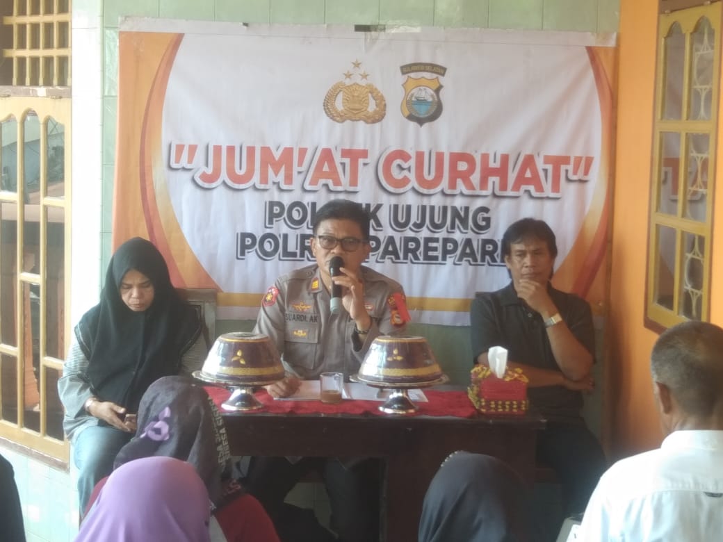 Jumat Curhat Polsek Ujung, Serap Informasi Pelanggaran Norma Sosial