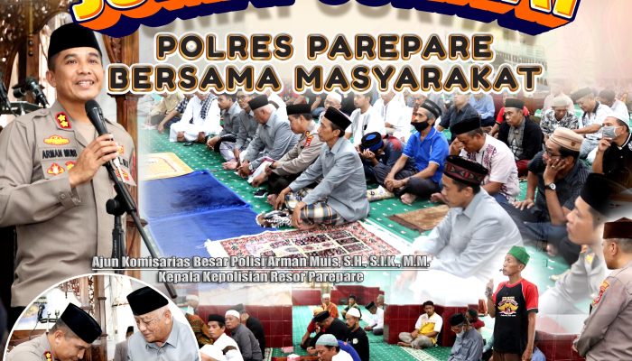 Tindak Lanjuti Perintah Kapolri, Kapolres Parepare Perintahkan Polsek Jajaran Tingkatkan Jumat Curhat