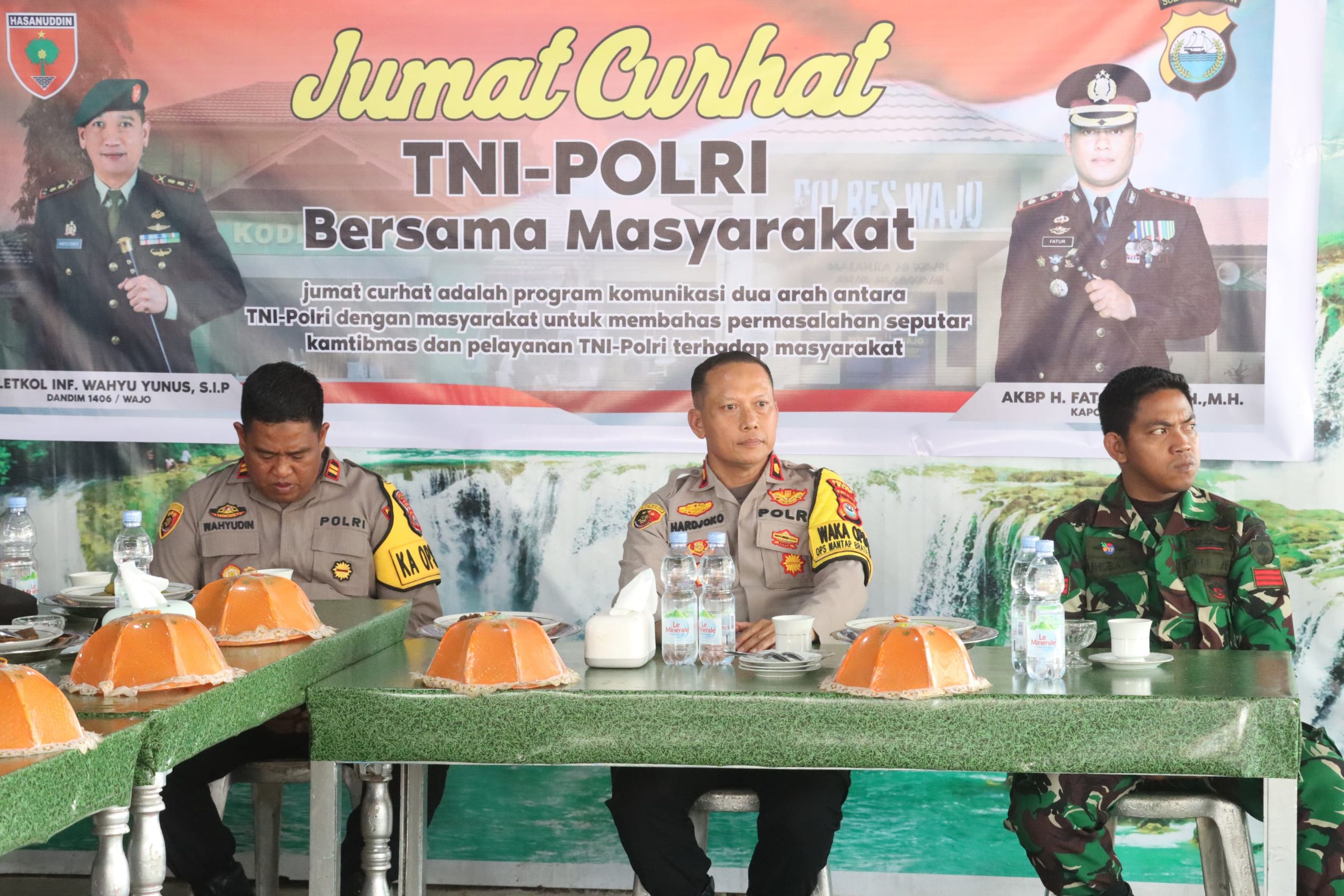Waka Polres Wajo Pimpin Jumat Curhat di Lingkungan Alausalo Maniangpajo