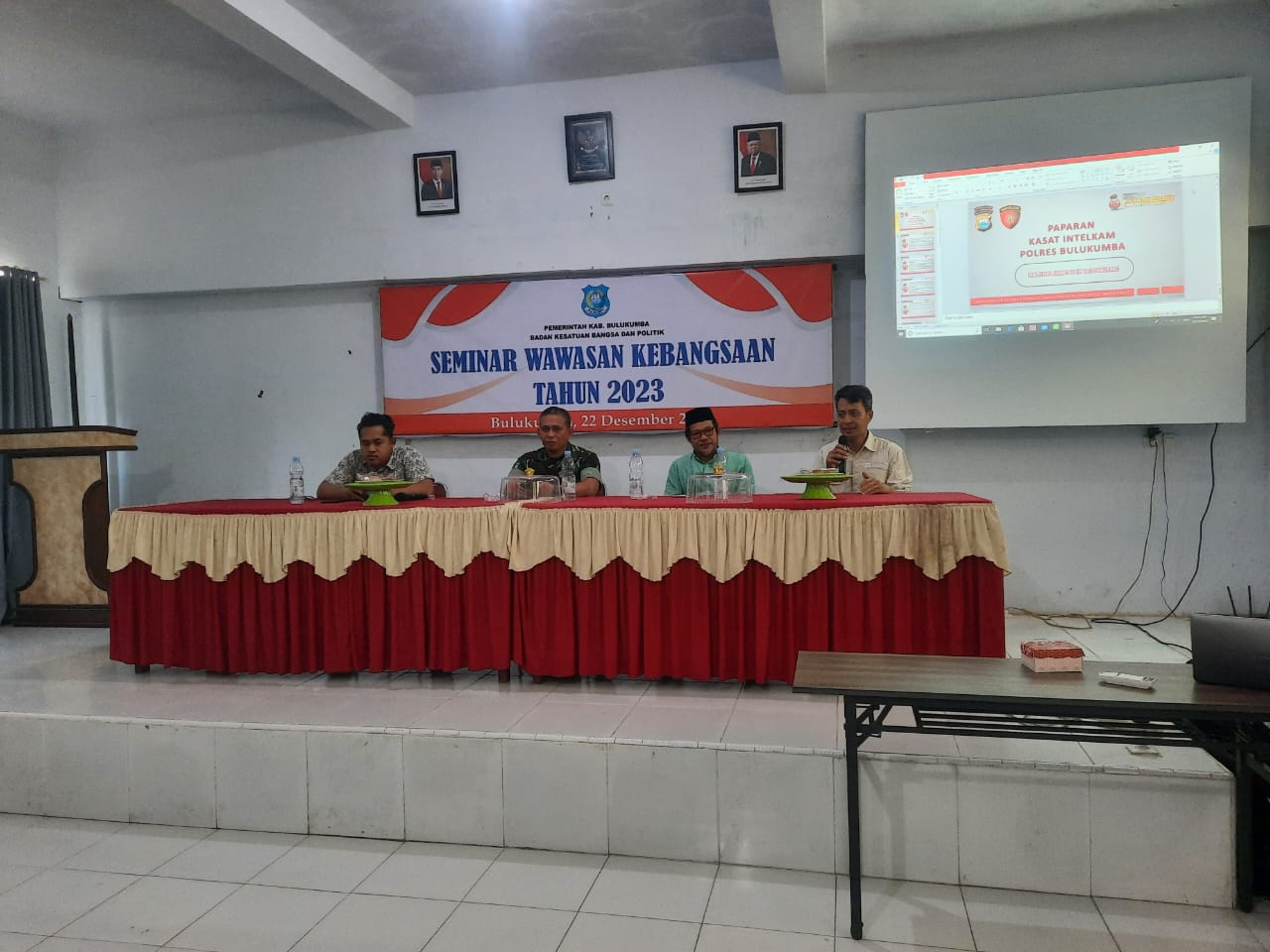 Kasat Intel Polres Bulukumba Berikan Materi Wawasan Kebangsaan Ke Pelajar SMK