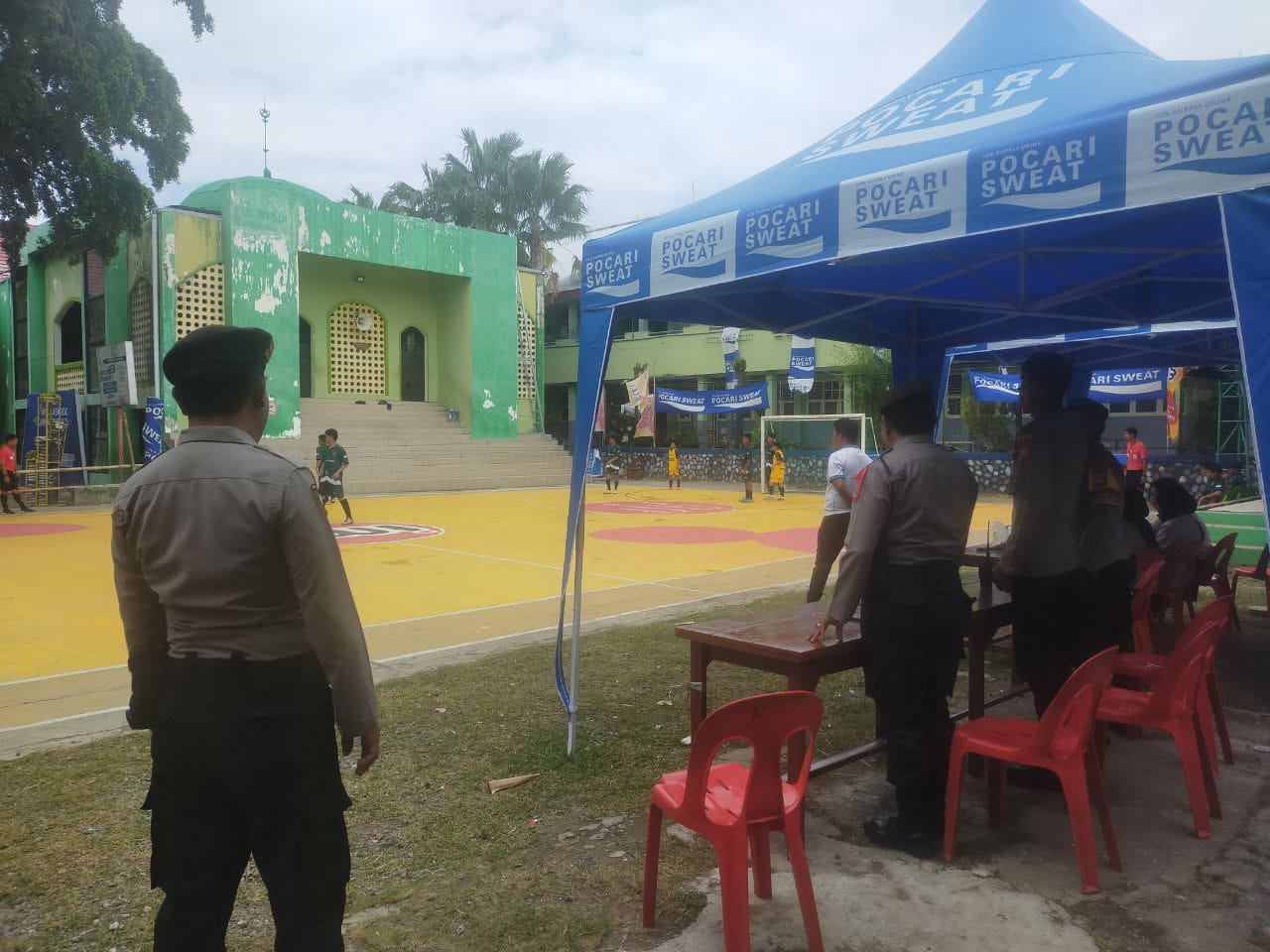 Sat Samapta Polres Parepare Gelar Pengamanan Turnamen Futsal
