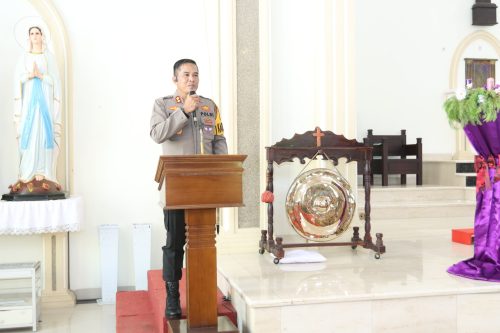 Melalui Minggu Kasih Kapolres Parepare Pastikan Perayaan Natal 2023 Berjalan Aman dan Kondusif
