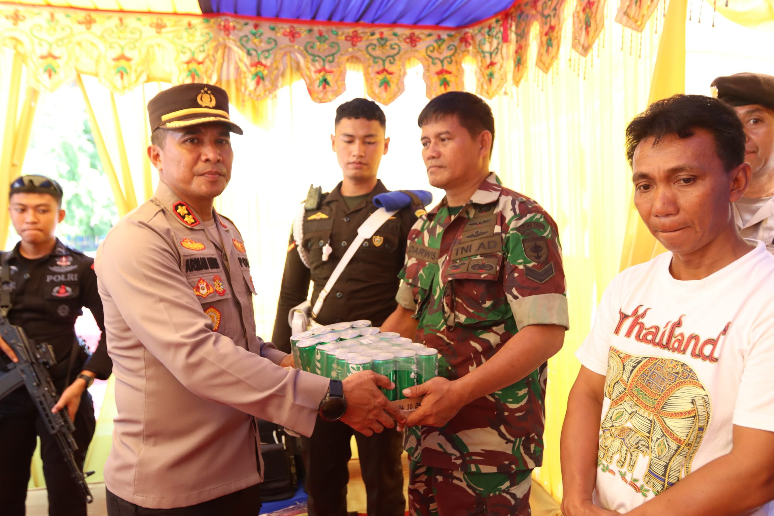 KAPOLRES Parepare Bersama Para PJU Cek Kesiapan Personil Di Pos Operasi Lilin 2023