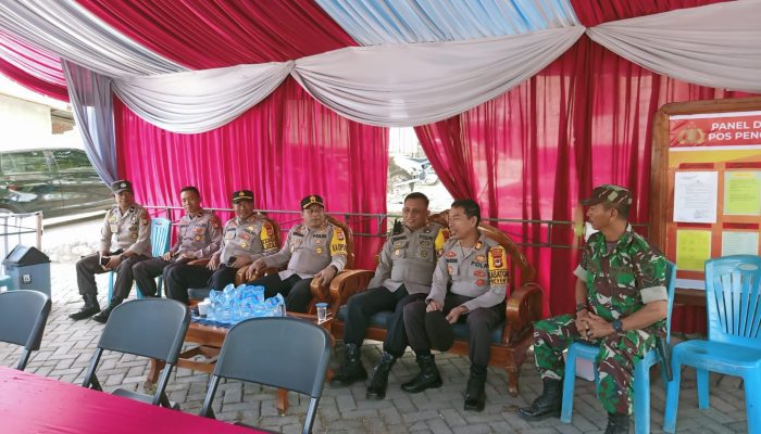 Kapolres Bulukumba Kunjungi Pos Pengamanan Di Bira, Cek Kesiapan Personel