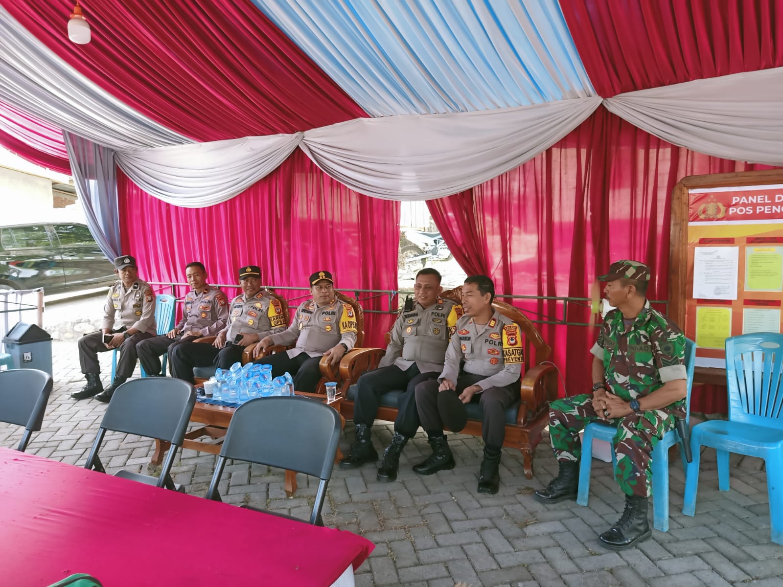 Kapolres Bulukumba Kunjungi Pos Pengamanan Di Bira, Cek Kesiapan Personel