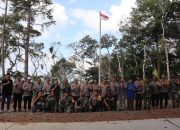 Sinergitas TNI-Polri, Kapolres dan Dandim Soppeng Kompak Laksanakan Patroli di Kawasan Desa Mattabulu