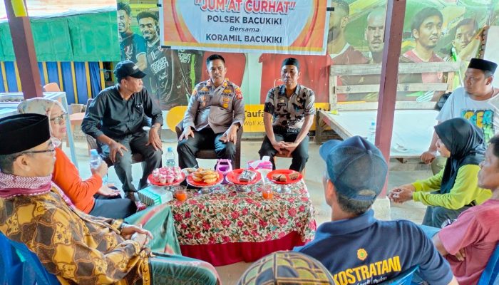 Jumat Curhat, Kapolsek Bacukiki Jawab Pertanyaan Alasan Anak Di bawah Umur Korban Tindak Pidana Tidak Dijamin BPJS