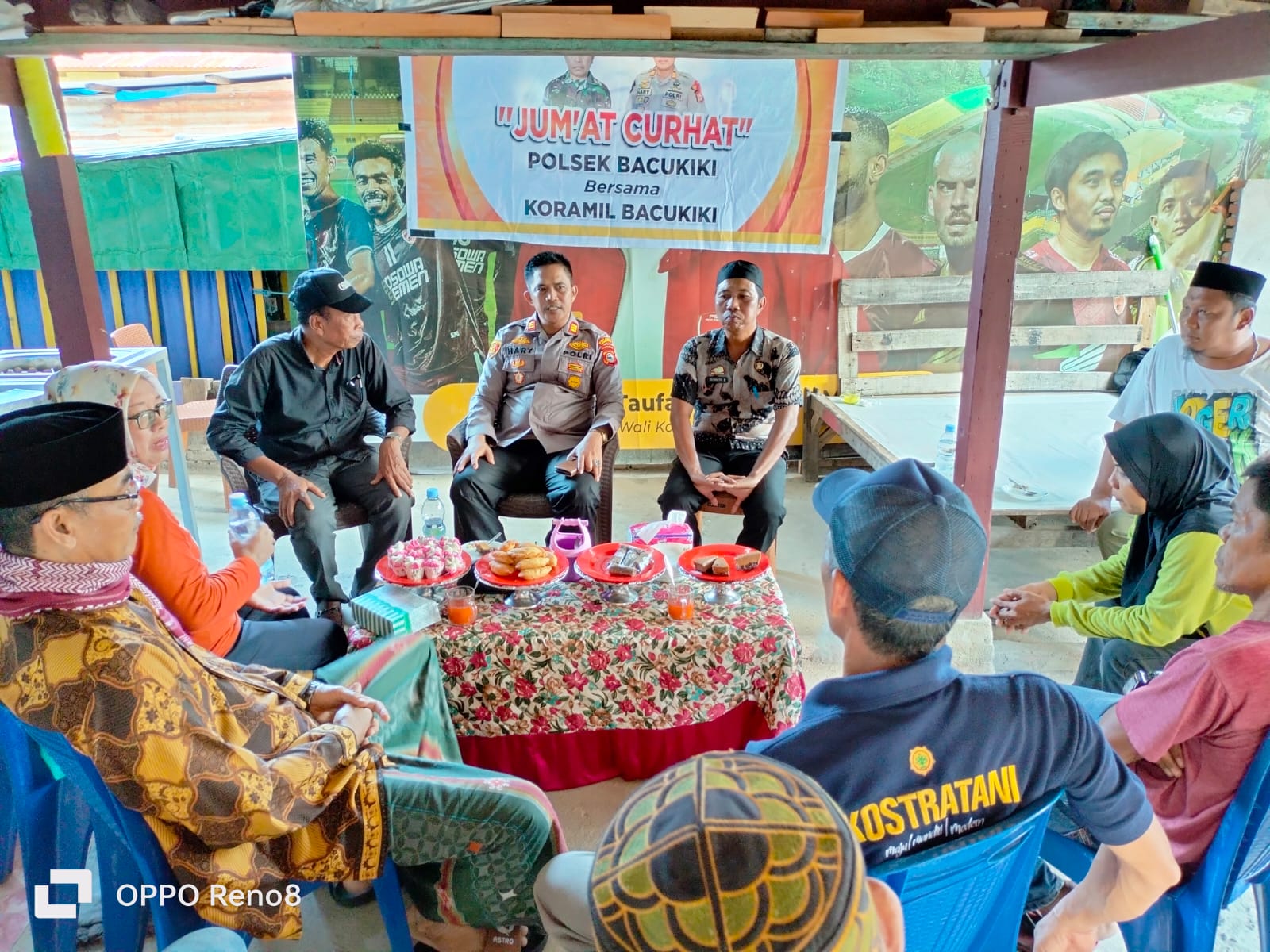 Jumat Curhat, Kapolsek Bacukiki Jawab Pertanyaan Alasan Anak Di bawah Umur Korban Tindak Pidana Tidak Dijamin BPJS