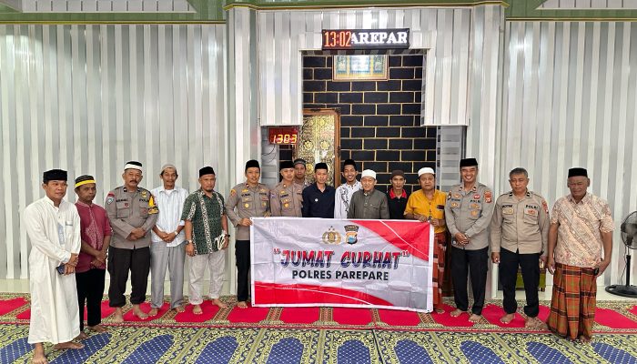 Jumat Curhat Kapolres Melalui Kasat Binmas Peran Masyarakat Penting Dalam Ciptakan Kamtibmas Aman dan Kondusif