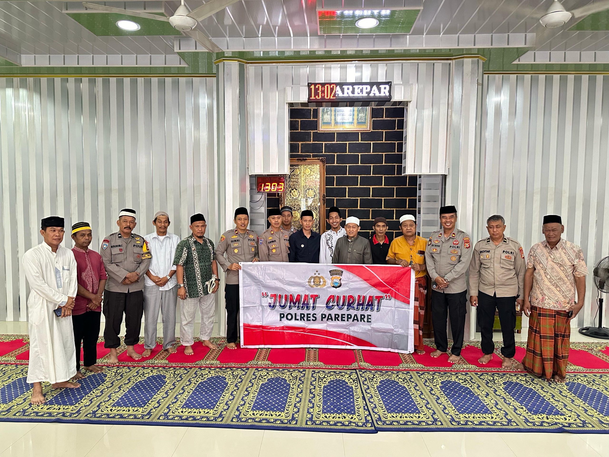 Jumat Curhat Kapolres Melalui Kasat Binmas Peran Masyarakat Penting Dalam Ciptakan Kamtibmas Aman dan Kondusif