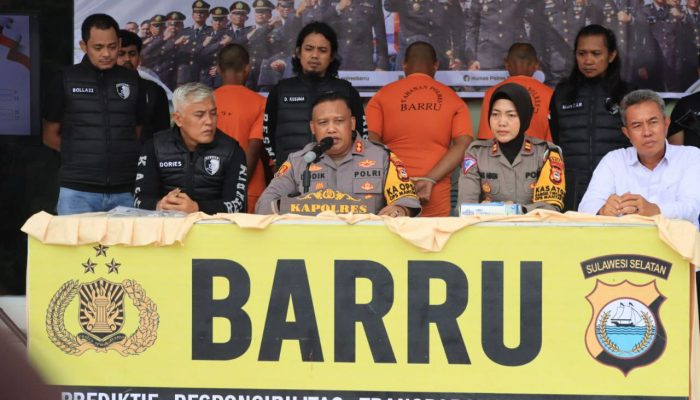 Polres Barru Rilis Akhir Tahun,ini Sejumlah Kasus Yang Diungkap
