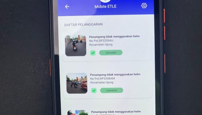 Sat Lantas Polres Pare-Pare Aplikasikan Capture Mobile Etle Bagi Pelanggar Yang Kasat Mata