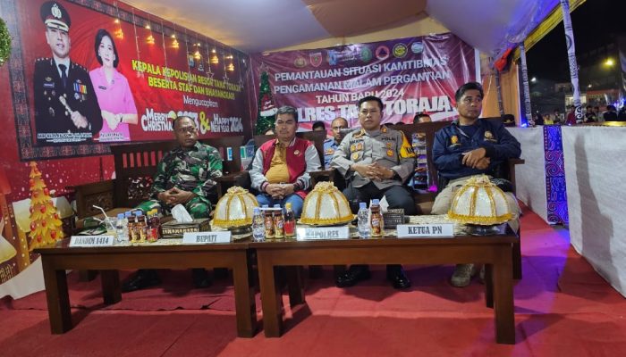 Atas Kolaborasi Semua Pihak, Polres Tana Toraja Sukses Mengamankan Malam Pergantian Tahun, AKBP Malpa : Terimakasih !!