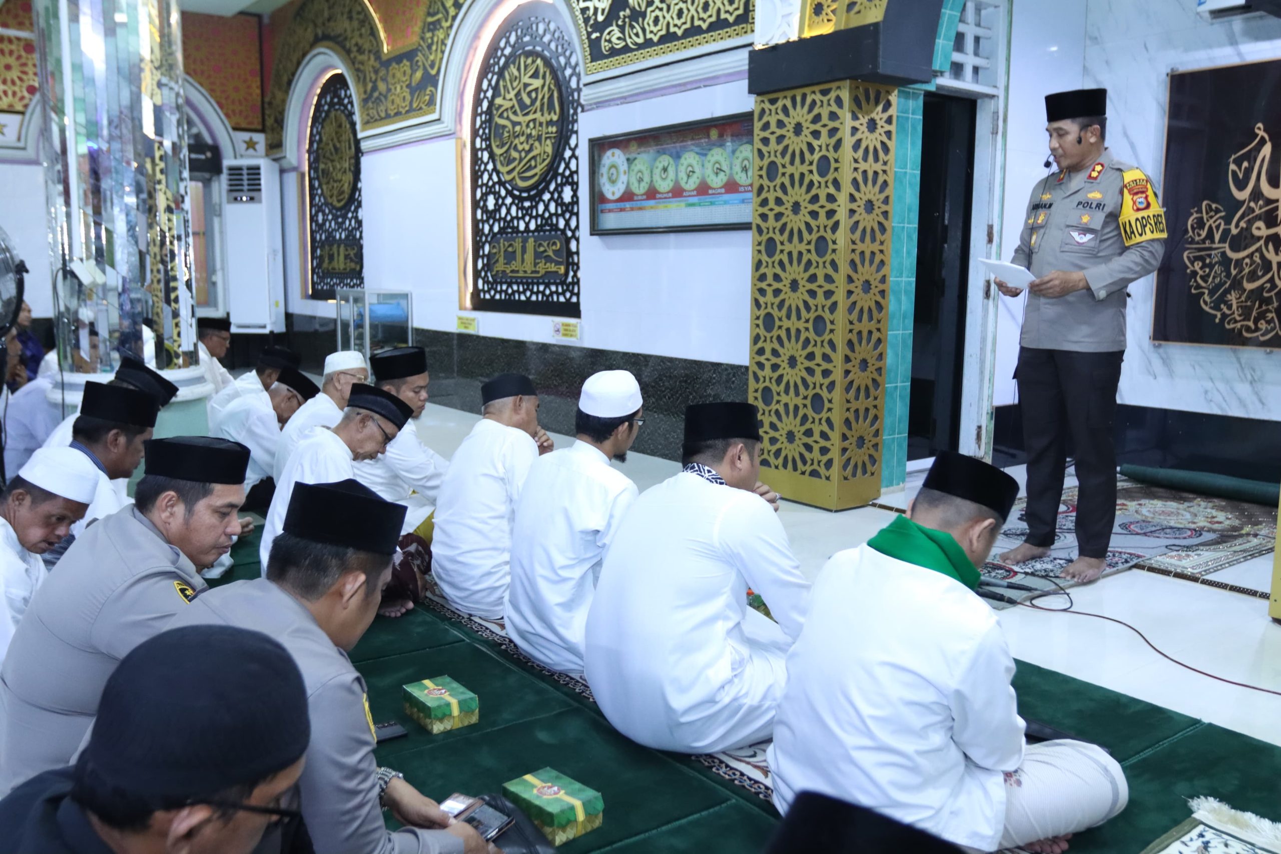 Menyambut Tahun Baru 2024, Forkopimda Parepare Gelar Zikir dan Doa Bersama ini Sambutan Kapolres