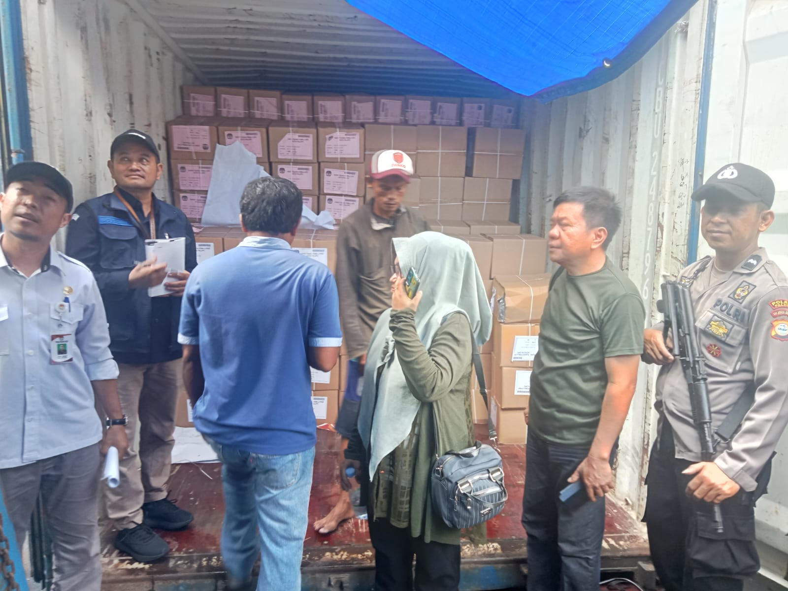 Polres Palopo Laksanakan Pengawalan dan Pengamanan Kedatangan