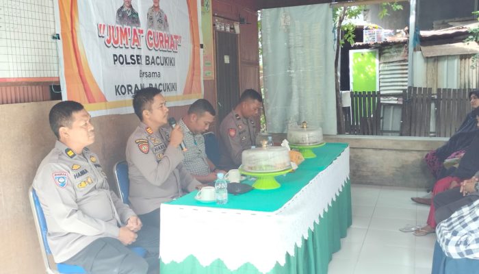Jumat Curhat Polsek Bacukiki, Kapolsek Jelaskan Cara Penanganan Kejadian KDRT