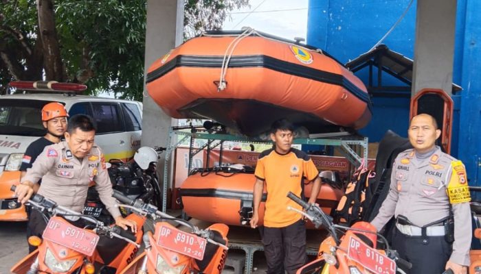 Support Penanganan Bencana, Kasat Lantas Polres Parepare Lakukan Koordinasi Dengan Kepala BPBD Parepare