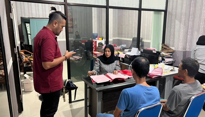 Unit Reskrim Polsek KPN Polres Parepare Limpahkan 2 Tersangka Pelanggar UU Darurat Ke Kejaksaan