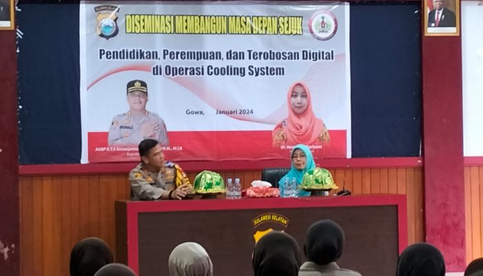 Polres Gowa Gelar Kegiatan Diseminasi Membangun Masa Depan Sejuk