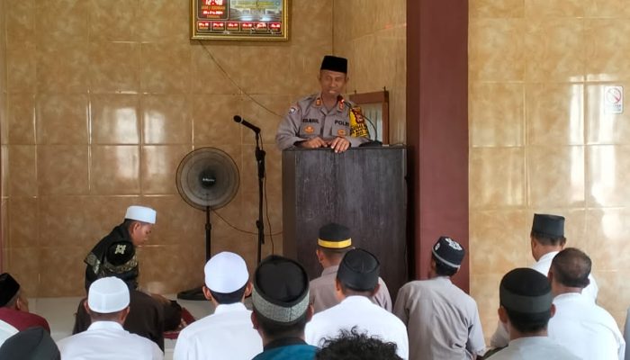 Polres Palopo Laksanakan Safari dan Jum’at Curhat Dalam Rangka Colling System Jelang Pemilu