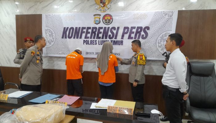 Kapolres Luwu Timur Pimpin Press Release Hasil Ungkap Kasus Polwan Gadungan