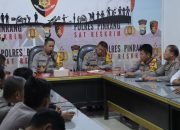 Evaluasi Kinerja Anggota, Kapolres Pinrang Pimpin Anev Mingguan