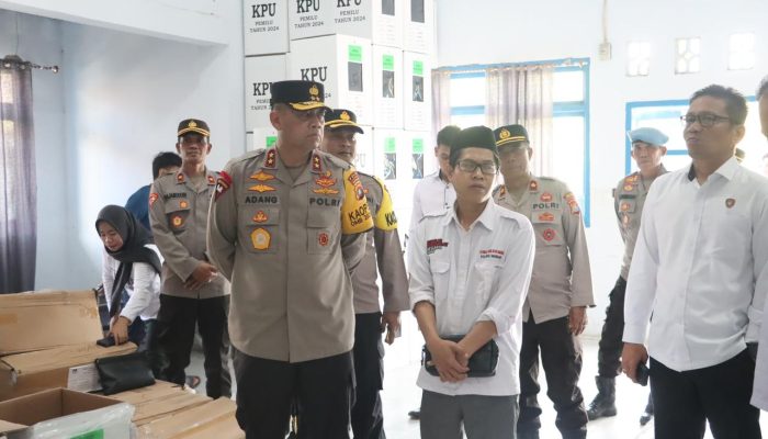 Pantau Logistik Pemilu, Kapolda Sulbar Kali ini Sasar KPU Polman
