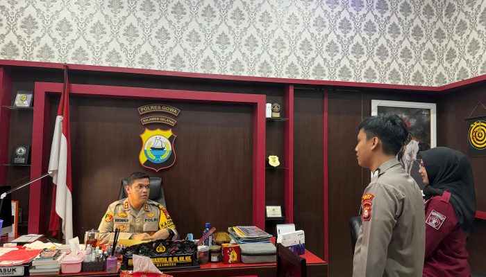 Kapolres Gowa Asesmen Proses Penandatanganan KPI Personel