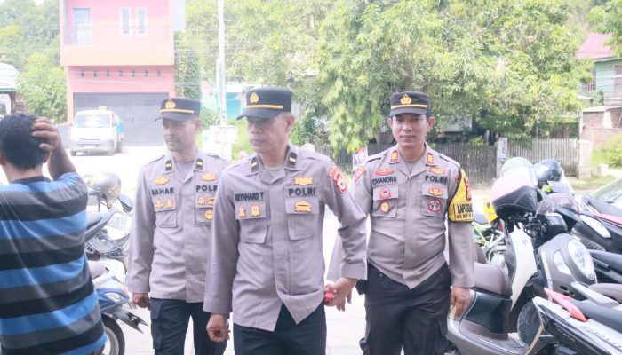 Polres Wajo Melaksanakan Pengontrolan Gudang Logistik KPU Wajo