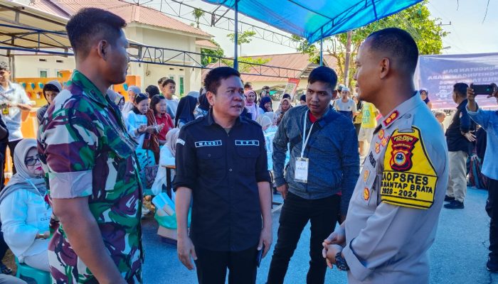 Bersama KPU, Polres Palopo Laksanakan Latihan Pengamanan TPS