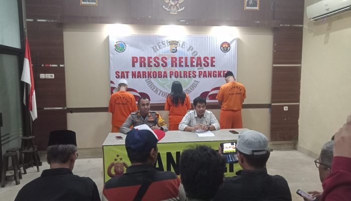 Polres Pangkep Rilis Hasil Ungkap Kasus Narkoba