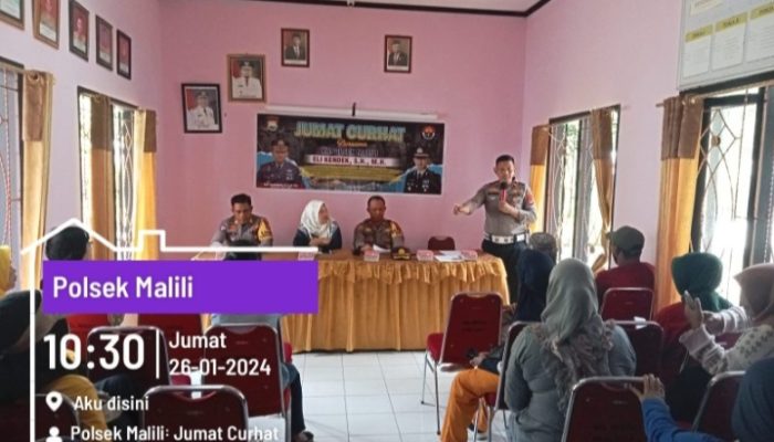 Jum’at Curhat, Ini Arahan Wakapolres Luwu Timur Kepada Warga Malili