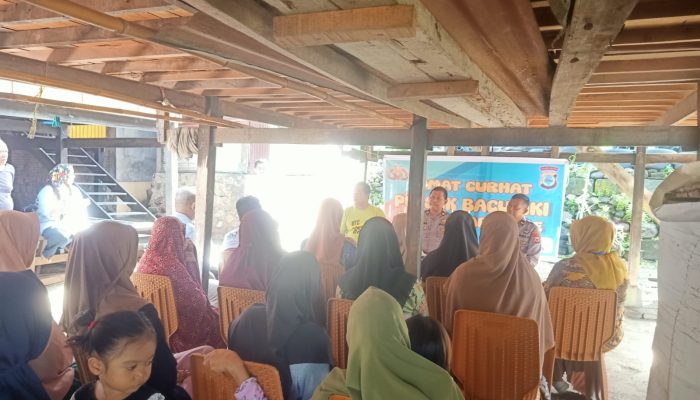 Di Jumat Curhat Polsek Bacukiki, KBO Sat Binmas Polres Parepare Terima Harapan Kepala SMK 1 Parepare