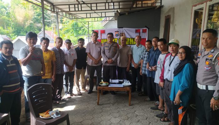 Jumat Curhat Polsek Ujung, Kapolsek Berikan Tips Menjaga Ketentraman Pemukiman