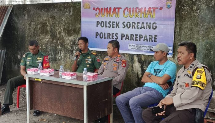 Minim Kejadian Perkelahian, Warga Apresiasi TNI Polri Di Jumat Curhat Polsek Soreang