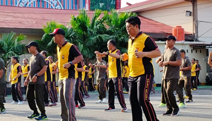 Olahraga Bersama,  Wujud Sinergitas TNI-Polri di Kota Palopo